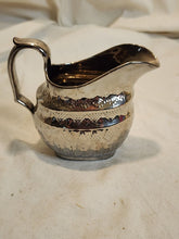 Antique Staffordshire England Pearlware Silver Luster Mini Creamer Cup Pitcher
