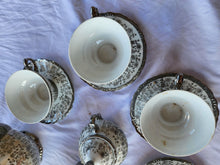 Antique 100 Jahre Bareuther Waldsassen Silver Plated Flower Design Tea Set