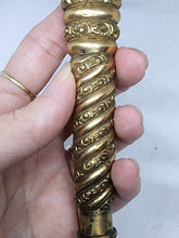 Antique Gold Filled Floral Filigree Ring Parasol Handle