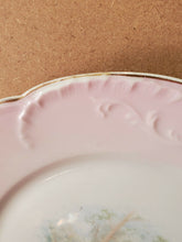 Antique Rosenthal China RC Louis XIV Colonial Couple Pink Gold Trim Dinner Plate