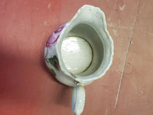 Antique White Thuringia Made Hand Painted Rose Creamer Mug