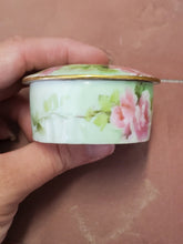 Antique Rosenthale Bavaria Hand Painted Rose Porcelain Trinket Box