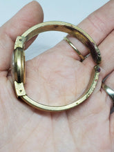 Vintage Benrus Men's 10k Yellow Gold Filled Cuff Bracelet Watch 10k RGP Band