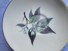 Vtg 82pc Rhythm Lotus Hai by Homer Laughlin Blue & Gray Leaves Dish Set K54N5