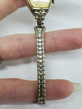 Vintage Benrus Diamond 10k White Rolled Gold Plate Ladies Wristwatch 17 Jewels