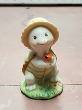 Vintage Homco Porcelain Hand Painted Turtle Ladybug Figurine