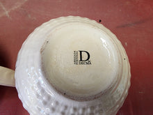 Vintage White Porcelain Abrigada Portugal Decma White Dotted Creamer & Sugar