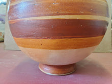 Vintage Mexican Southwestern Folk Art Handmade Hand Painted Terracotta Vase