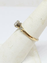 Antique 14k Yellow Gold Art Deco Diamond Engagement Ring Size 6