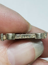 Sterling Silver EFS Signed School Bus Charm/Pendant