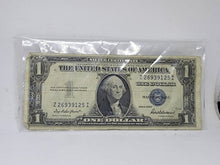 Vintage 1935 F Blue Seal Silver Certificate $1 Dollar Bill Circluated Z26939125I