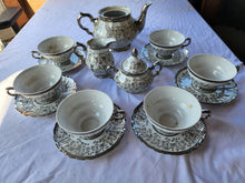 Antique 100 Jahre Bareuther Waldsassen Silver Plated Flower Design Tea Set