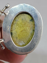 Sterling Silver Handmade Serpentine Gemstone Pendant