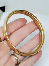 Antique Victorian MH & Co 1-25 12k Gold Filled Thick Hinged Bangle Bracelet