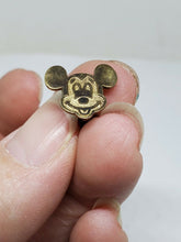 Disney Mickey Mouse Head Gold Plated Sterling Silver Single Earring