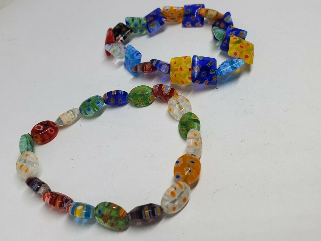 Bracelet Murano Glass Mix Beads – Atelier Leonardo Venezia
