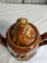 Antique Rockingham Glaze Rebekah At The Well Yellow Ware Teapot