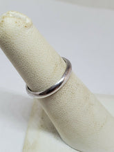 Sterling Silver Simple Half Round Band Ring Size 4.75