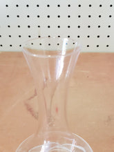 Vintage Cofrac Art Verrier Cut Lead Crystal Frosted Flower Base Bud Vase