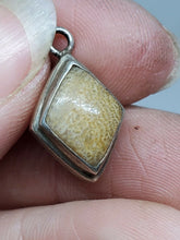 Sterling Silver Diamond Cut Gemstone Pendant Charm