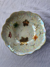 Vintage L'Amour China Golden Leaves KF21992 Lusterware Hand Painted Salad Plate