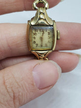Vintage Hamilton 14k Gold Filled Ladies Wristwatch 17 Jewels