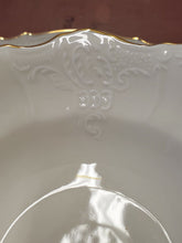 Baum Bros Formalities Ivory Bohemian Porcelain Serving Platter & Veggie Bowl