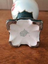 Vintage Miyako Japan Moriage Handpainted Footed Flower Vase