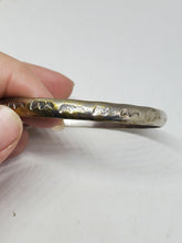 Vintage Mexico Sterling Silver Bear Stamped Bangle Bracelet