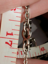 Vintage Sterling Silver Jacques Kreisler Letter Chain Name Necklace
