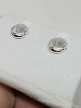 Sterling Silver Volleyball Stud Earrings