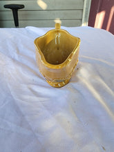 Vintage Bordallo Pinheiro Portugal Yellow Fall Acorns Creamer Cup