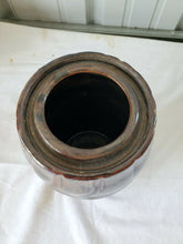 Antique Peoria Pottery Brown Glazed Stoneware Vase