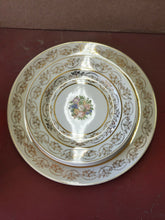 Vintage Atlas Ware Fine China Warranted 22k Gold Flower Design Gold Trim Plates