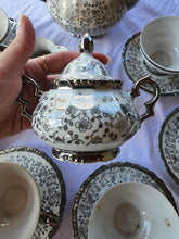 Antique 100 Jahre Bareuther Waldsassen Silver Plated Flower Design Tea Set