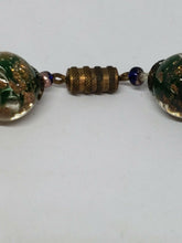 Vintage Italian 1950s Venetian Murano Glass Beaded Necklace 16"