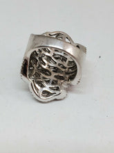 Sterling Silver 925 CN FZN Large Filigree Statement Ring Size 7