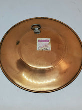 Vintage Erzincanlilar Handmade Copper Etched Flower 5" Plate Made In Turkey
