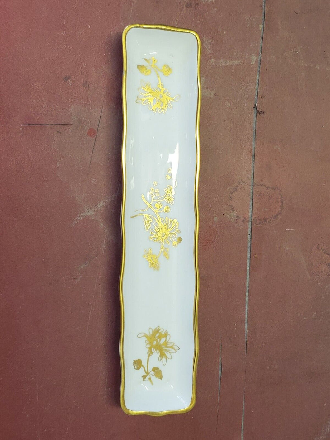 Antique Hammersley & Co Chrysanthemum Bone China Mint Dish 8 1/4