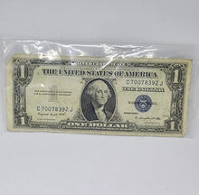 Vintage 1935 G Blue Seal Silver Certificate $1 Dollar Bill Circluated C70078392J