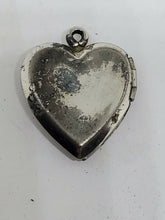 Vintage Sterling Silver Plain Minimalist Heart Locket Pendant