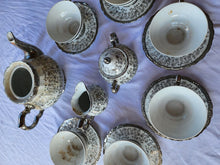 Antique 100 Jahre Bareuther Waldsassen Silver Plated Flower Design Tea Set