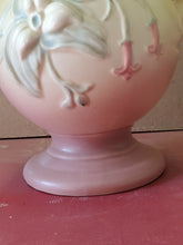 Vintage Hull Art Pottery USA Pink And Yellow Floral Vase W-13-9 1/2