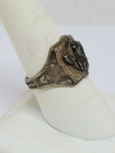 Vintage Sterling Silver WWII Ruptured Duck Men's Military Ring Size 8