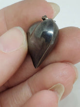 Vintage Sterling Silver Puffy Heart Wide Pendant 925 Italy