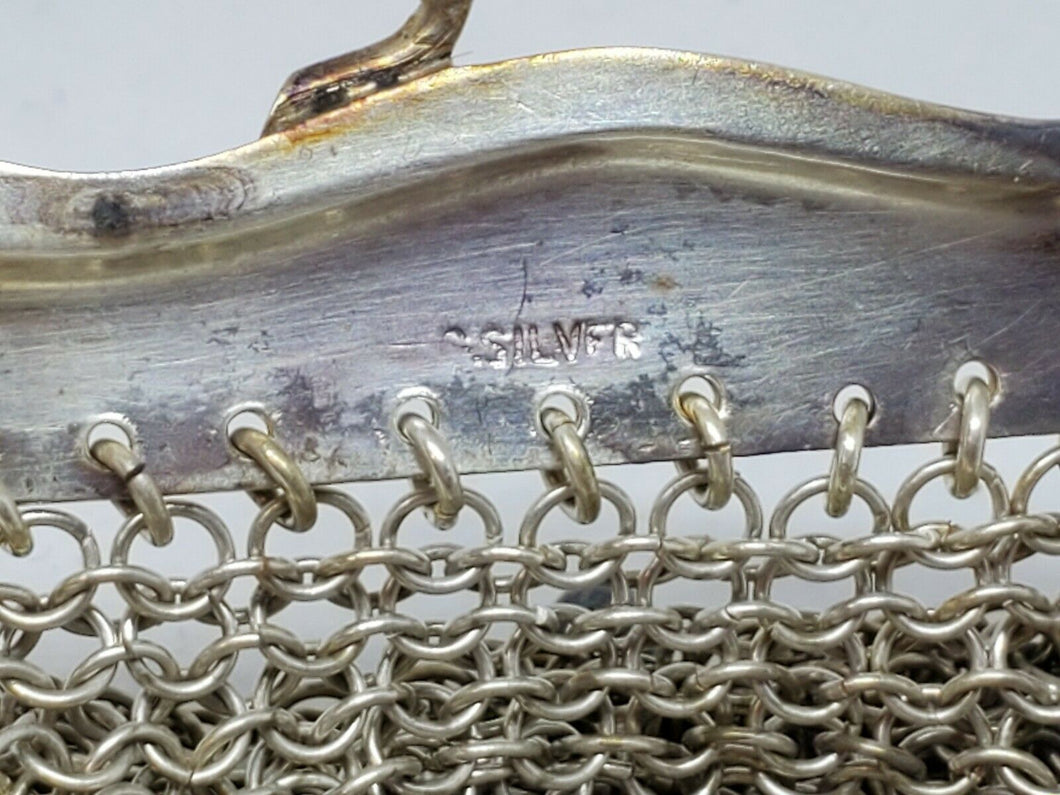 Sold at Auction: A Victorian German silver mesh purse