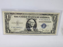 Vintage 1935 C Blue Seal Silver Certificate $1 Dollar Bill Circluated P58139631D