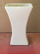 Vintage McCoy Ceramic Pink Raised Applied Flower Vase