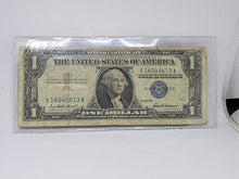 1957 Blue Seal Silver Certificate Circulated $1 Dollar Bill Serial # S16040613A