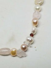 Sterling Silver Honora Baroque Pearl and Semi-Precious Stone Necklace 24"